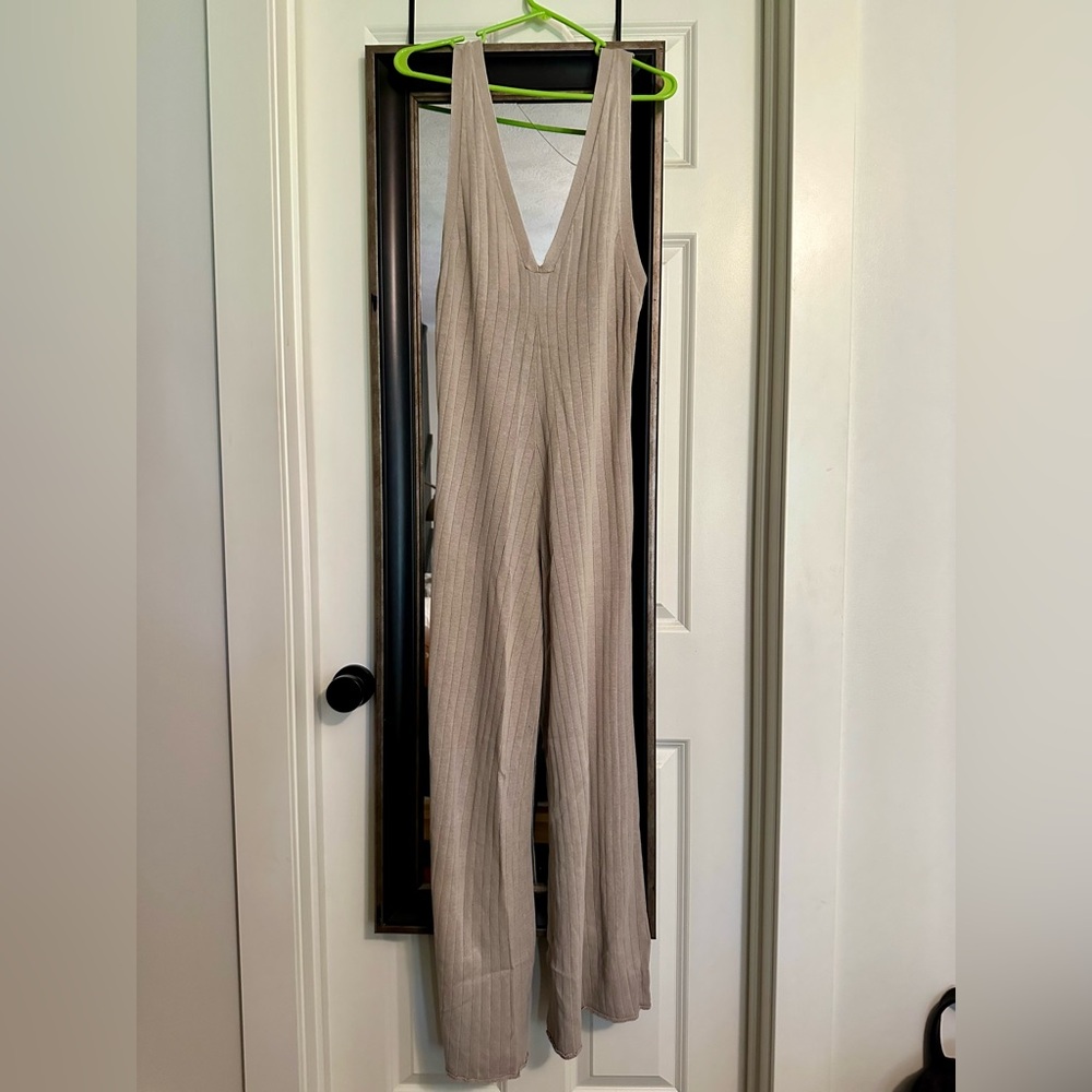 Free People Beach Sweater Jumpsuit - S